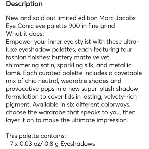 Marc Jacobs Palette - Picture 15 of 16